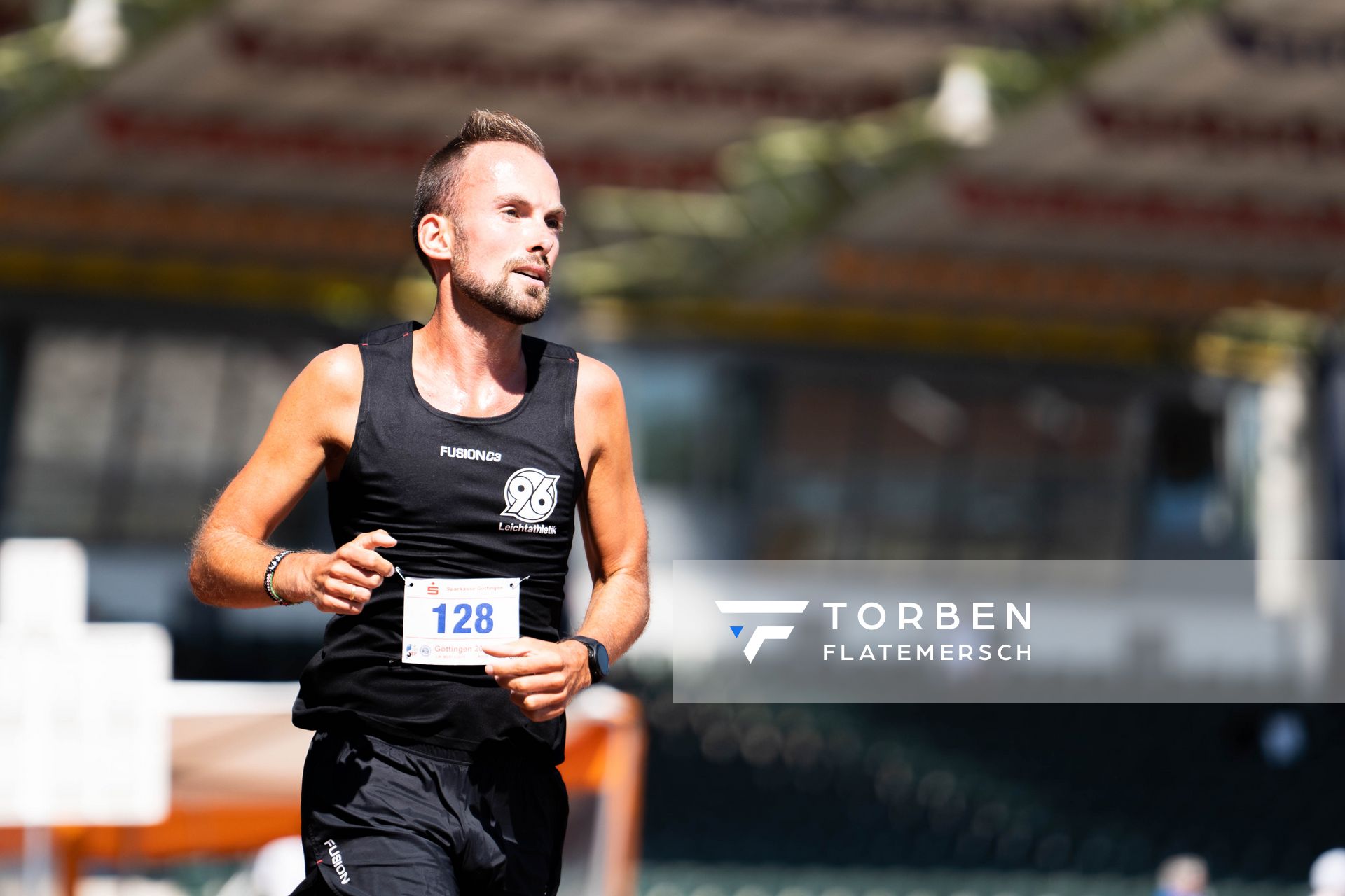 Christian Schlamelcher (Hannover 96) ueber 5000m am 03.07.2022 waehrend den NLV+BLV Leichtathletik-Landesmeisterschaften im Jahnstadion in Goettingen (Tag 1)